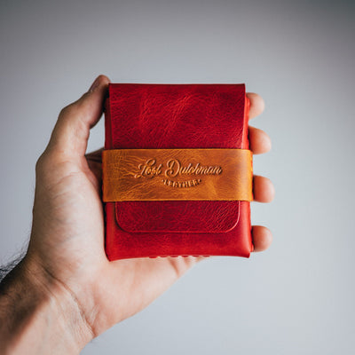 Waxy Pull-up Big Finn - Lost Dutchman Leather handmade leather wallets
