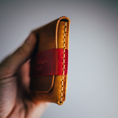 Waxy Pull-up Big Finn - Lost Dutchman Leather handmade leather wallets