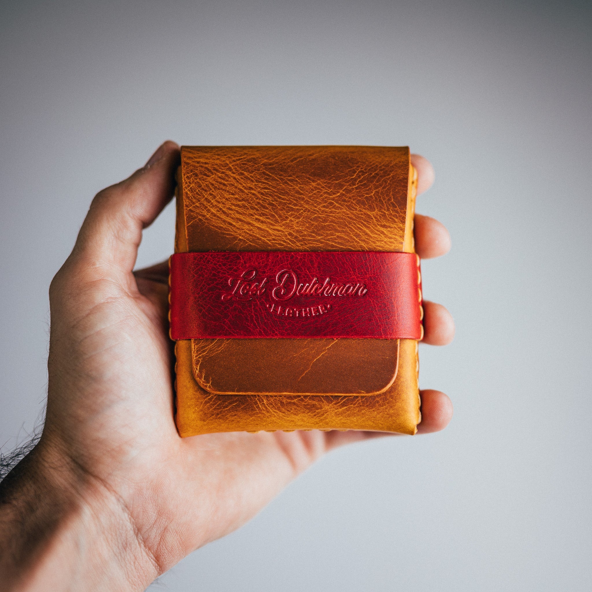 Waxy Pull-up Big Finn - Lost Dutchman Leather handmade leather wallets