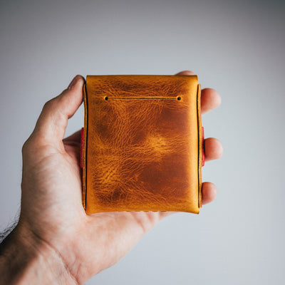 Waxy Pull-up Big Finn - Lost Dutchman Leather handmade leather wallets