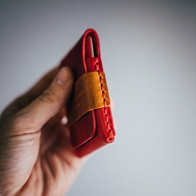 Waxy Pull-up Finnigan - Lost Dutchman Leather handmade leather wallets