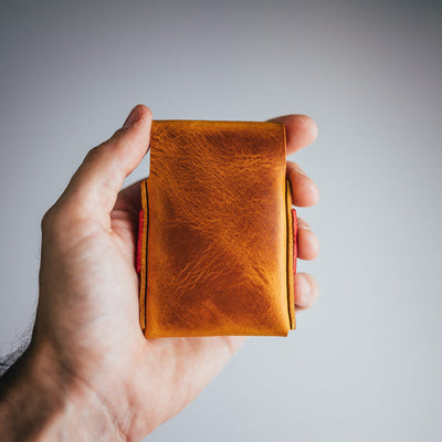 Waxy Pull-up Finnigan - Lost Dutchman Leather handmade leather wallets