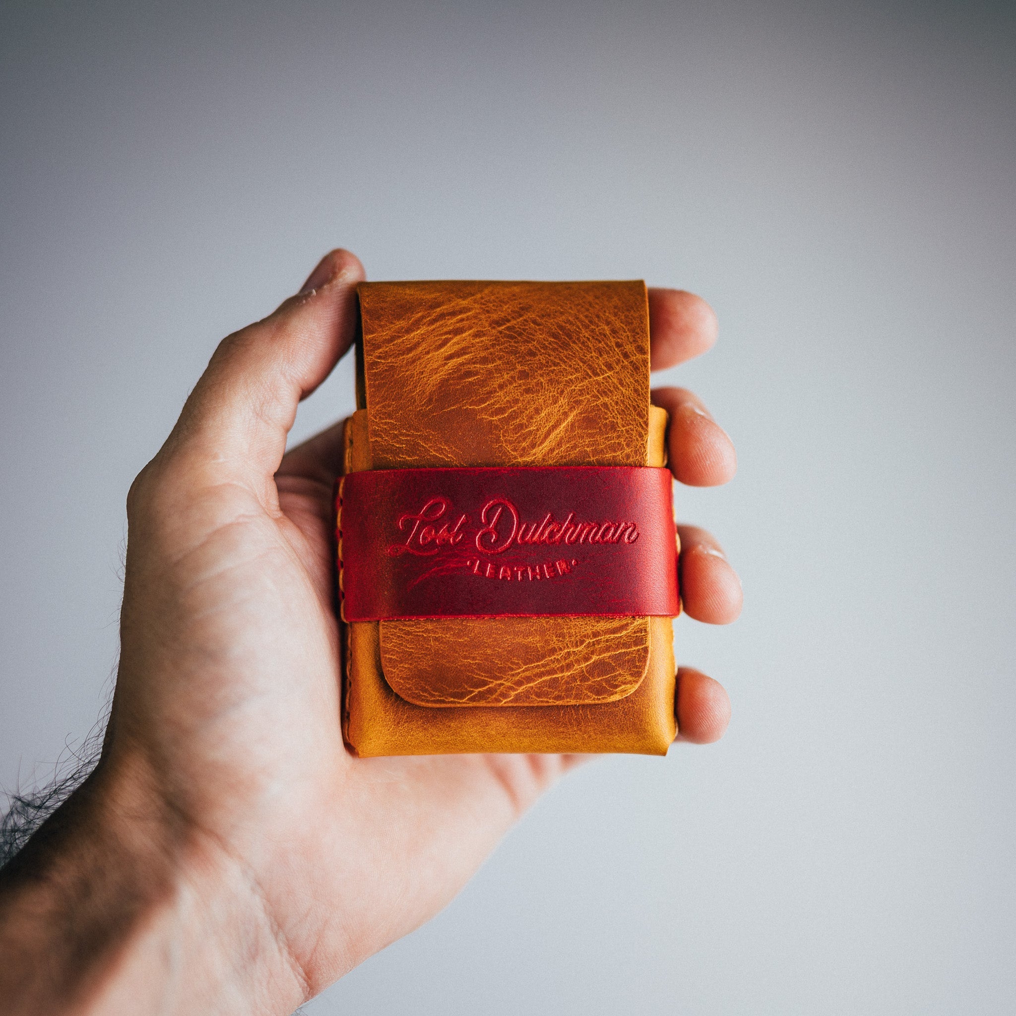 Waxy Pull-up Finnigan - Lost Dutchman Leather handmade leather wallets