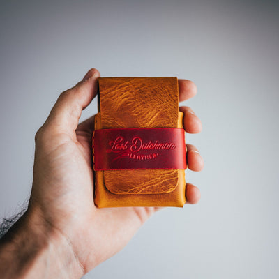 Waxy Pull-up Finnigan - Lost Dutchman Leather handmade leather wallets