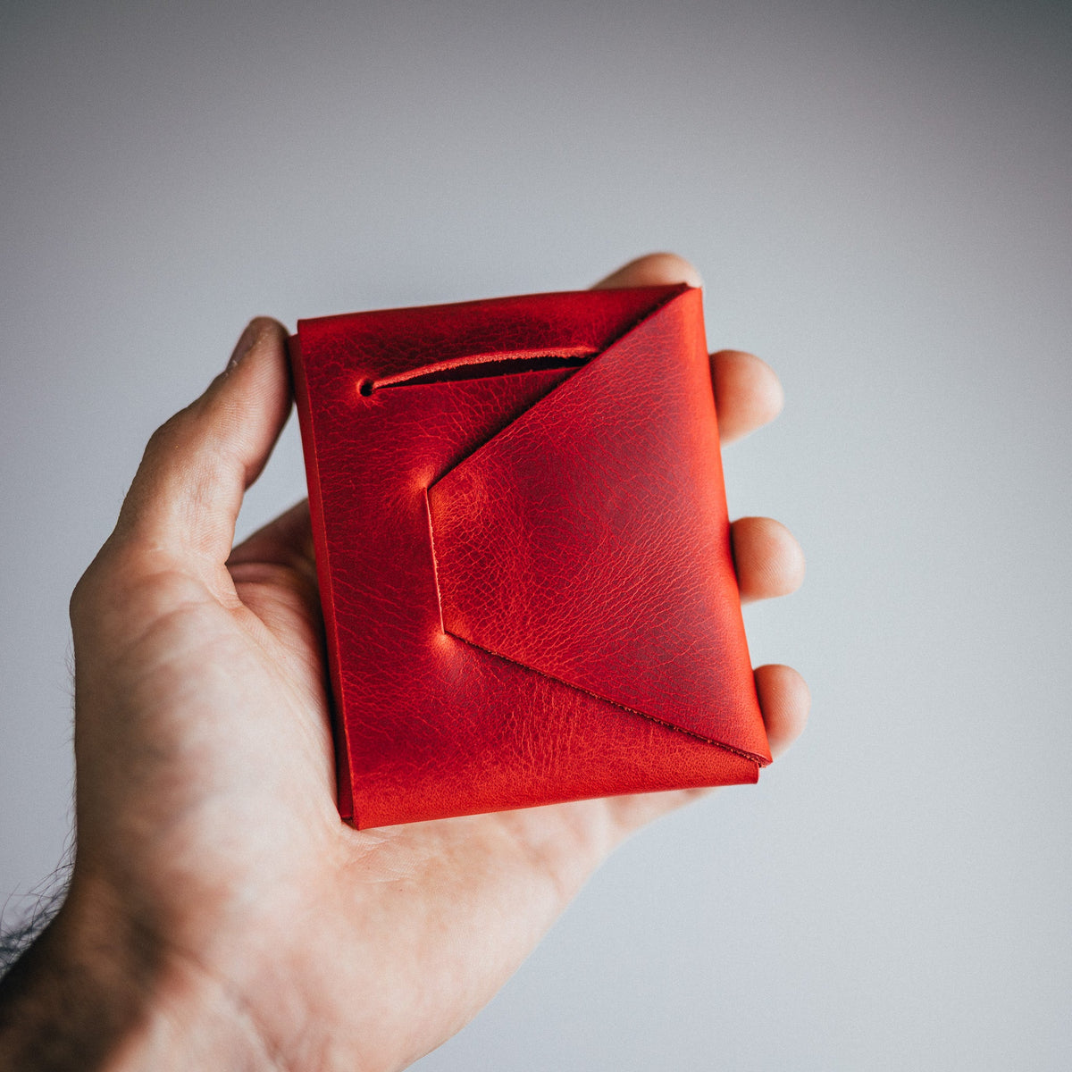 Waxy Pull-up Franklin 2 - Lost Dutchman Leather handmade leather wallets