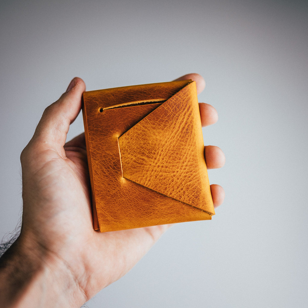 Waxy Pull-up Franklin 2 - Lost Dutchman Leather handmade leather wallets