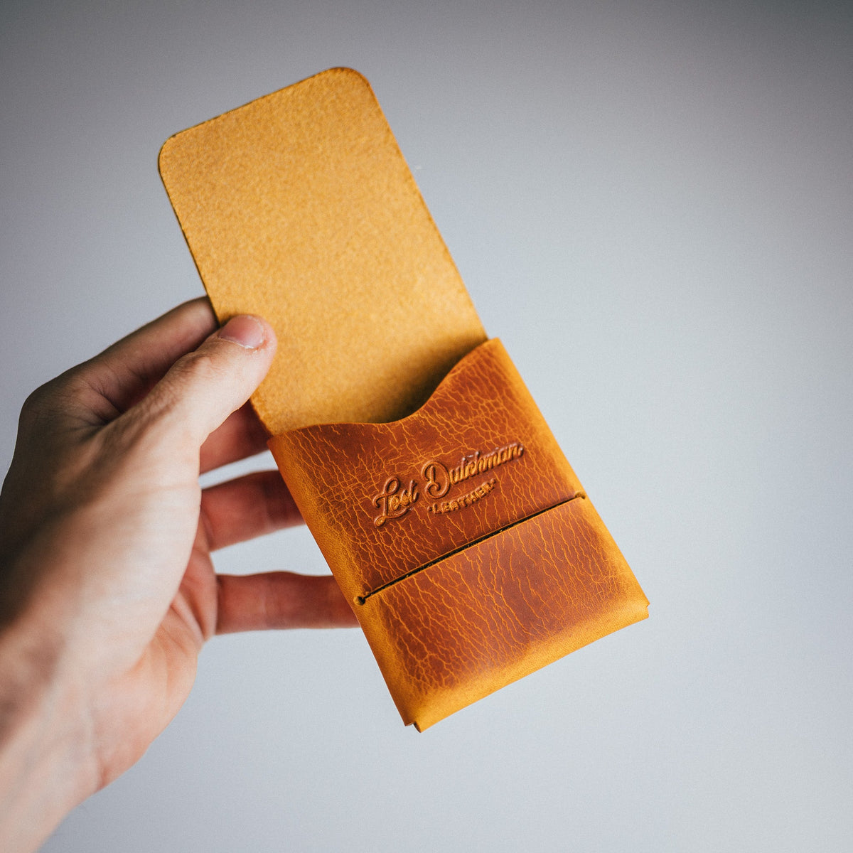 Waxy Pull-up Franklin - Lost Dutchman Leather handmade leather wallets