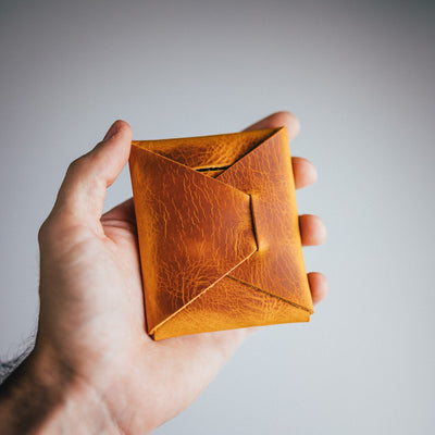 Waxy Pull-up Franklin - Lost Dutchman Leather handmade leather wallets
