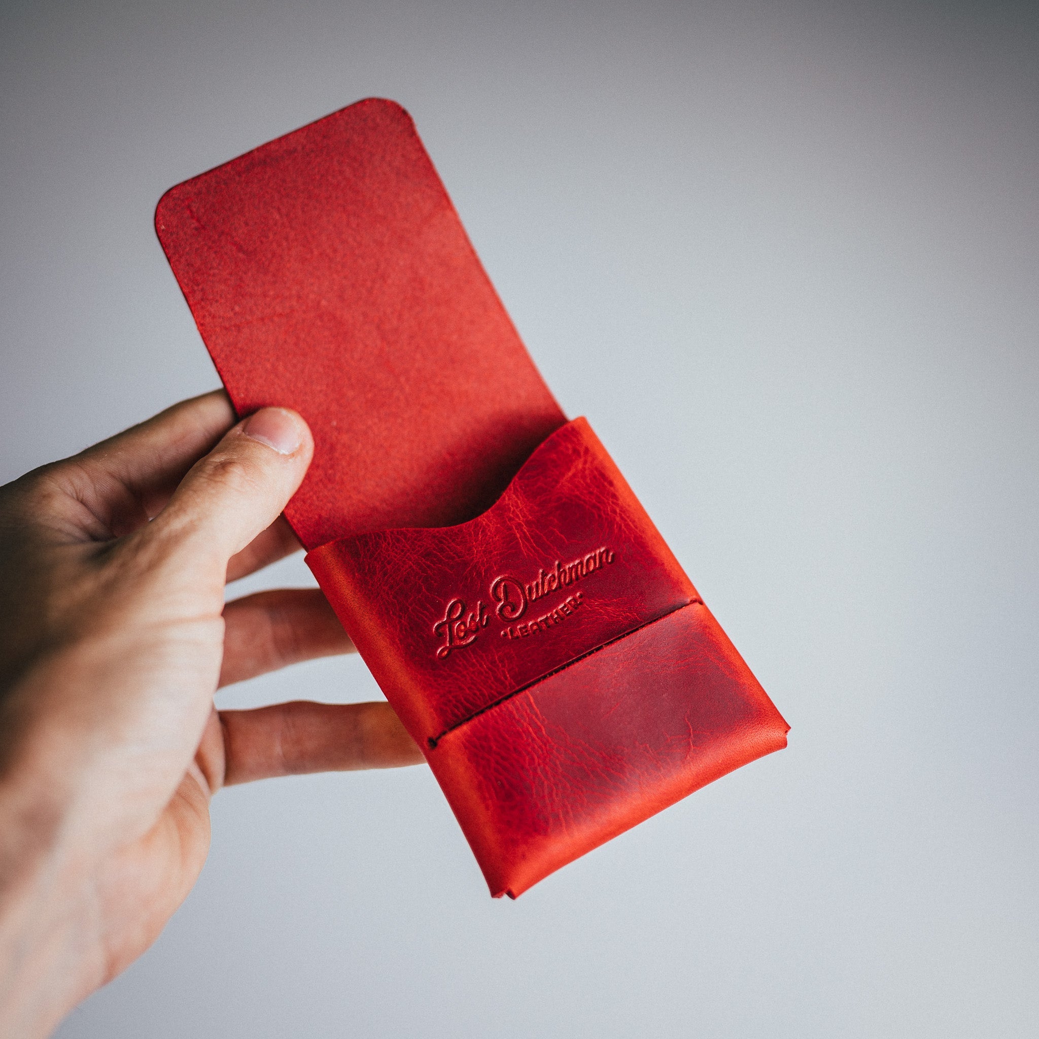 Waxy Pull-up Franklin - Lost Dutchman Leather handmade leather wallets