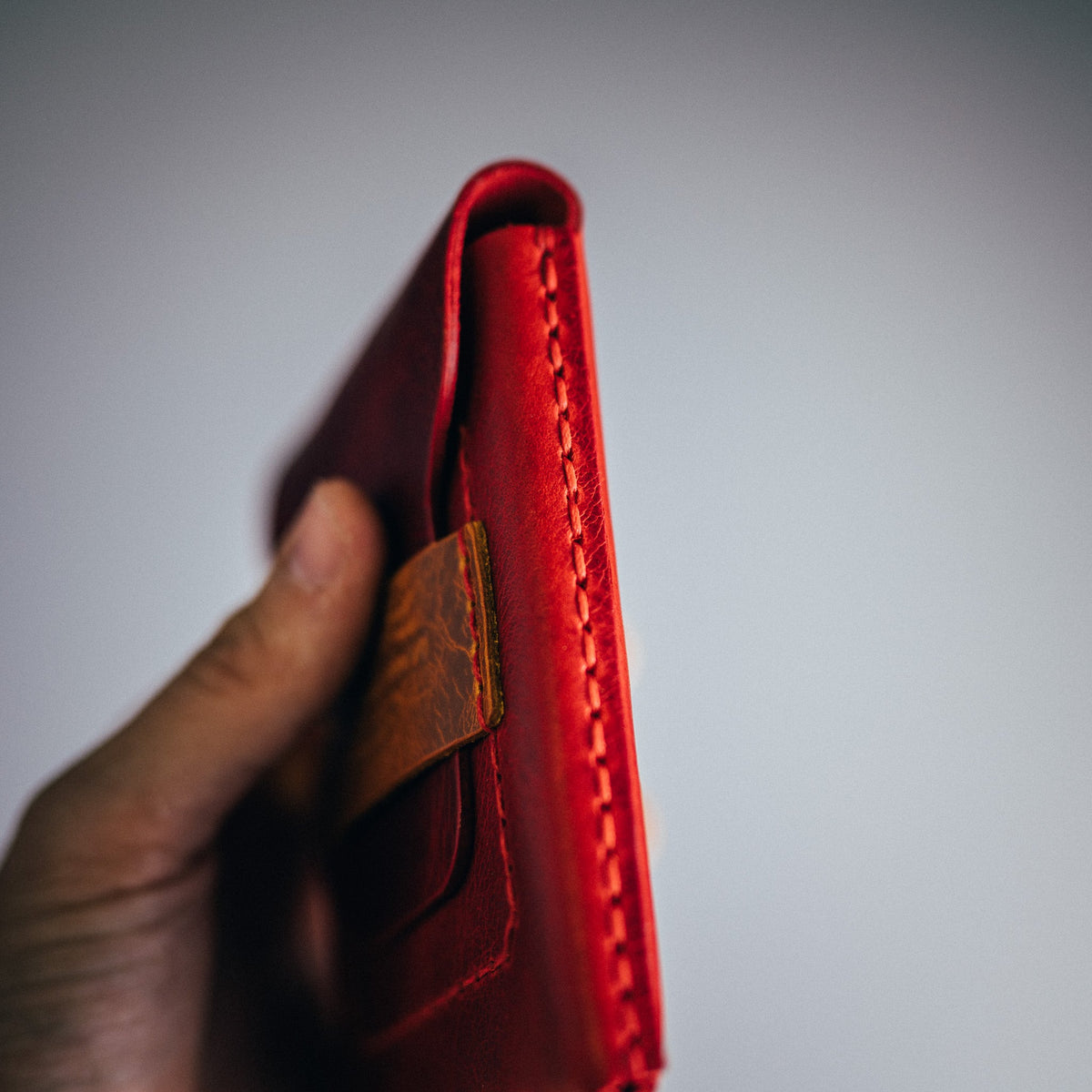 Waxy Pull-up Huckleberry - Lost Dutchman Leather handmade leather wallets