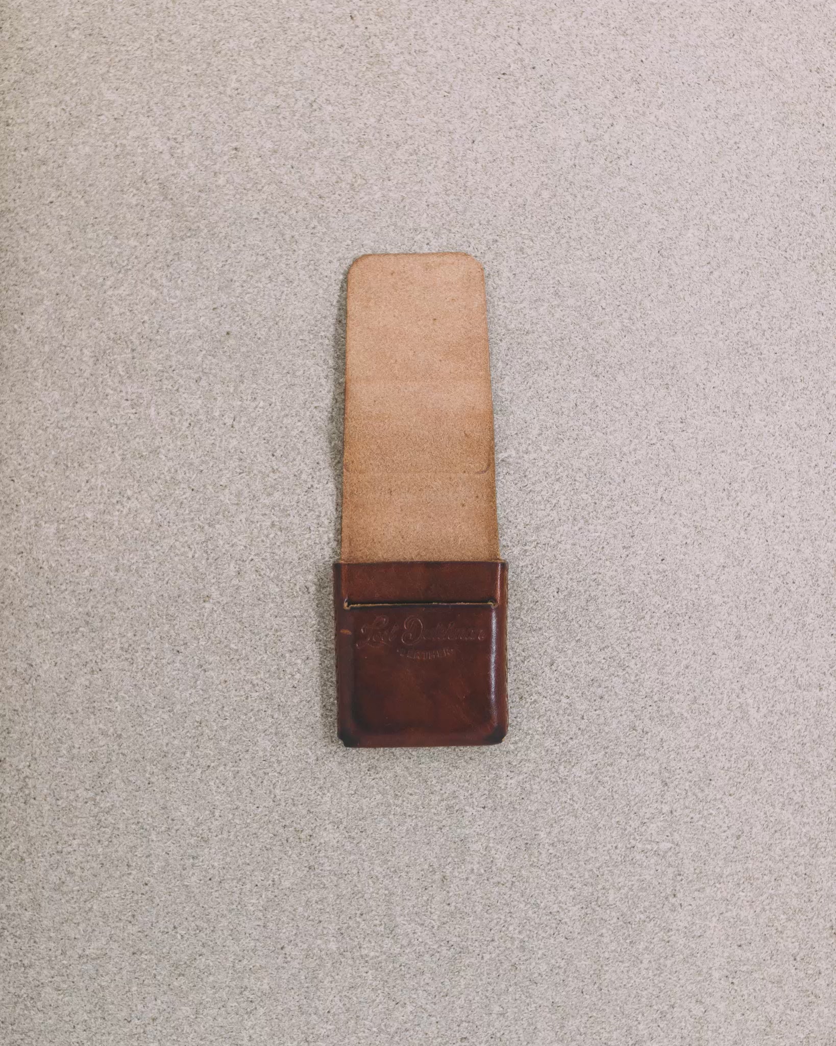 handmade leather card holder lost dutchman leather