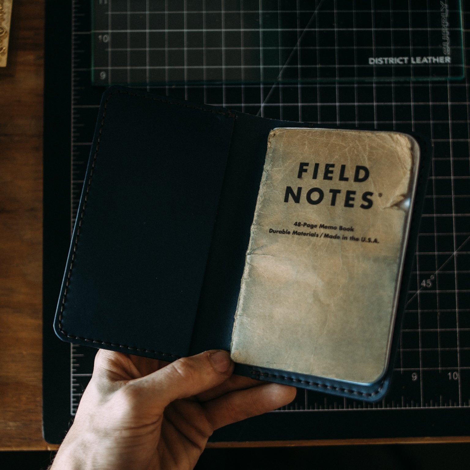 Notebook/Passport Cover - Lost Dutchman Leather handmade leather wallets