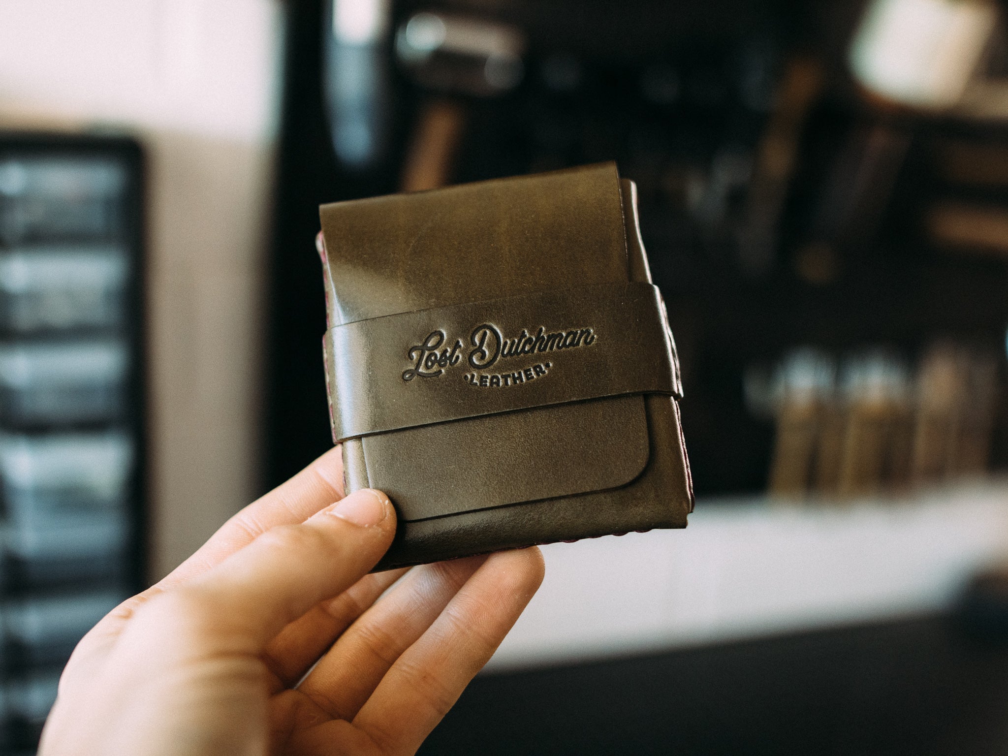 The Big Finn - Lost Dutchman Leather handmade leather wallets