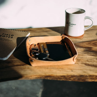 The Catch-All - Russet - Lost Dutchman Leather handmade leather wallets