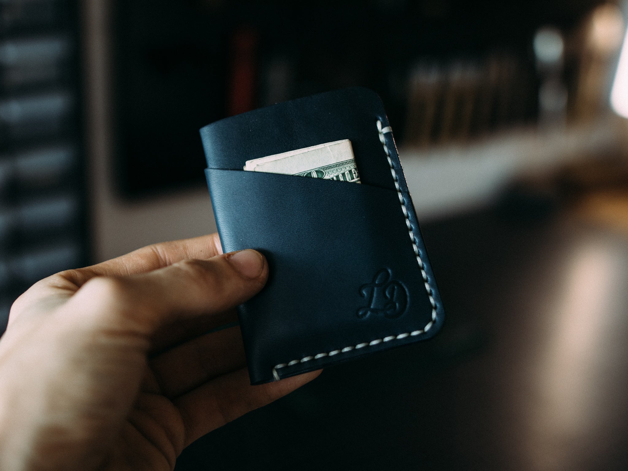The Jackson - Lost Dutchman Leather handmade leather wallets