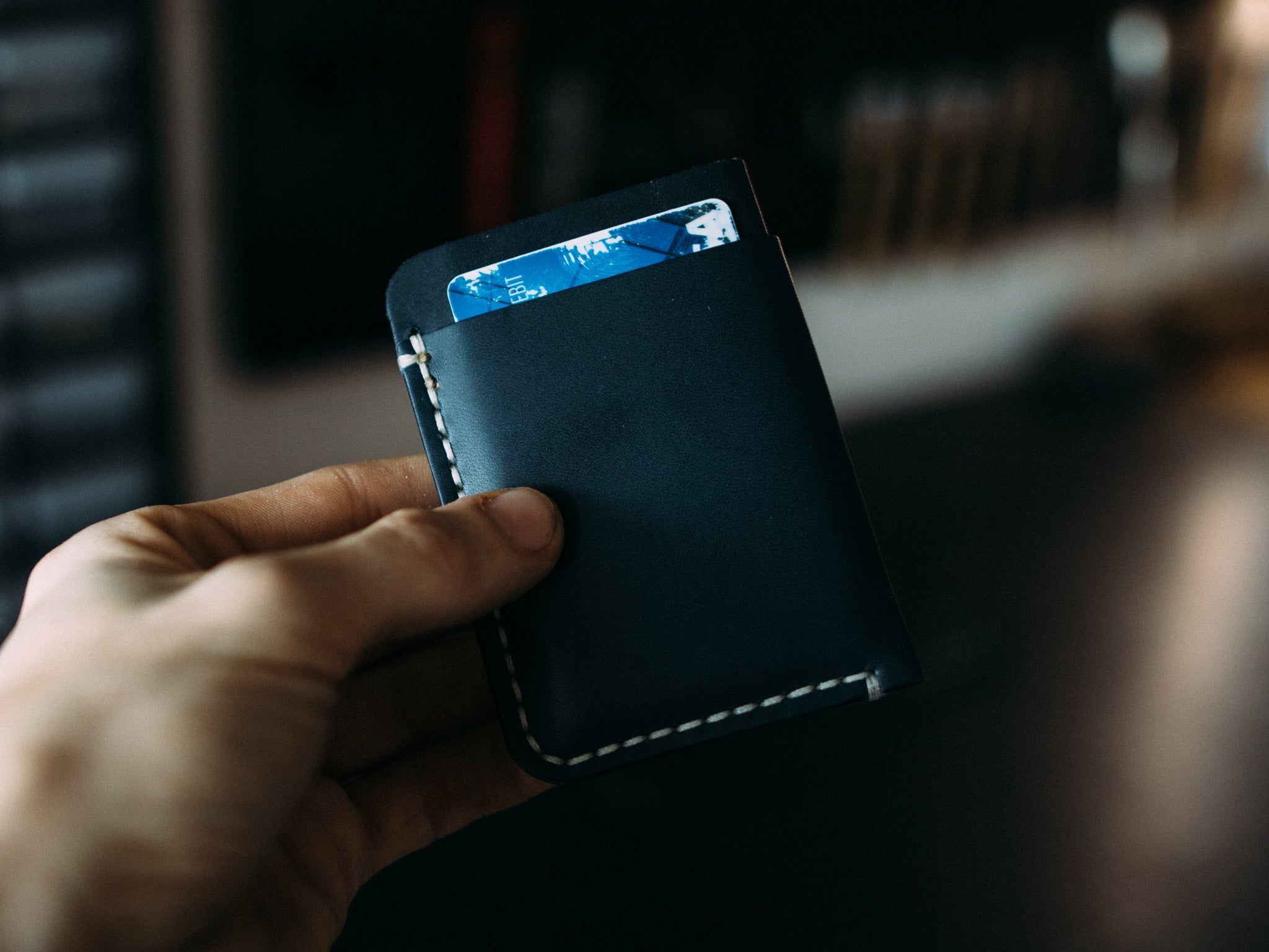 Leather Wallet & Credit Card Holder