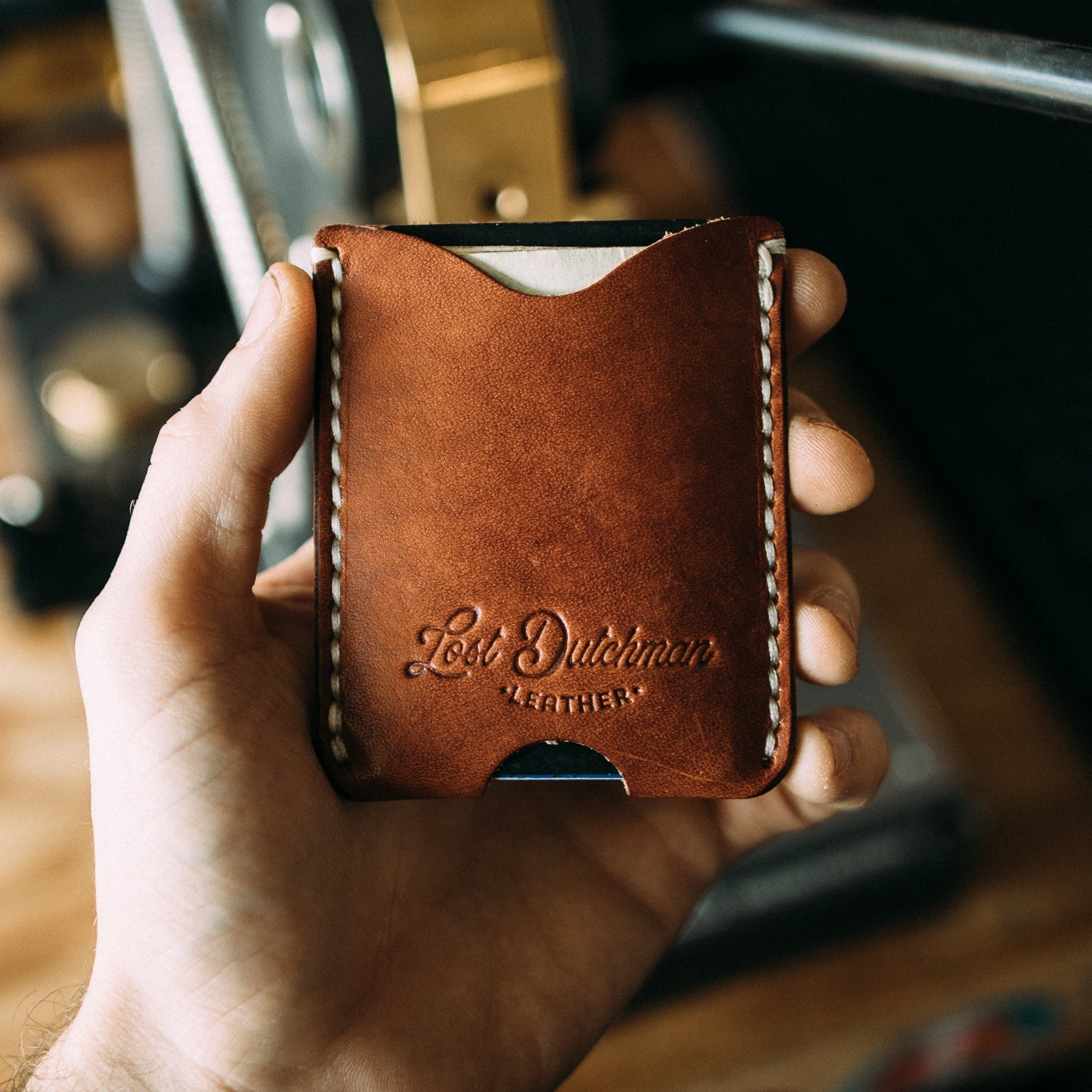 The Roland - Lost Dutchman Leather handmade leather wallets