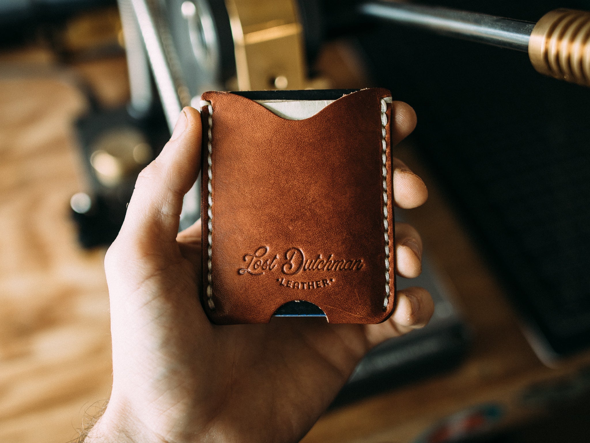 The Roland - Lost Dutchman Leather handmade leather wallets