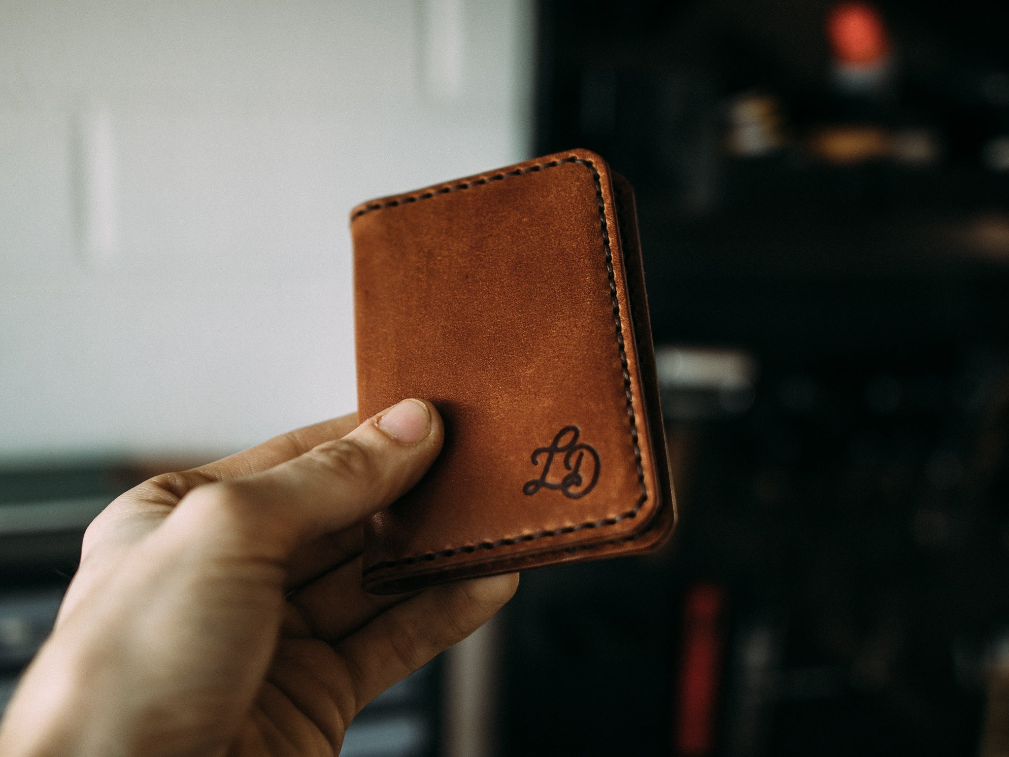 Leather Slim Wallet, Handcrafted Leather Wallets